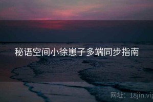 秘语空间小徐崽子多端同步指南