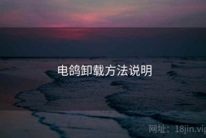 电鸽卸载方法说明