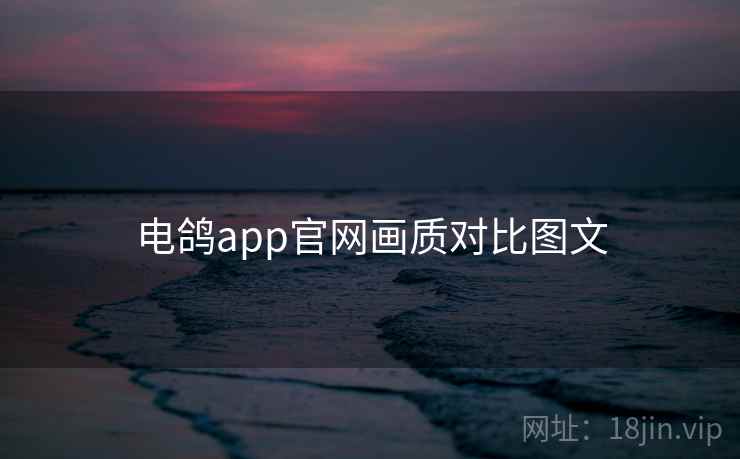 电鸽app官网画质对比图文 电鸽app官网画质对比图文