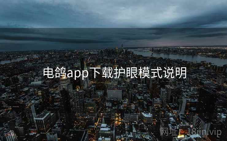电鸽app下载护眼模式说明 电鸽app下载护眼模式说明